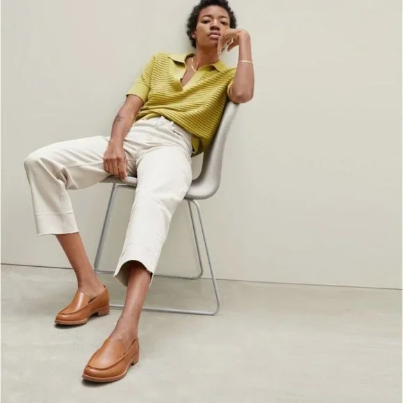 Everlane The Modern Loafers in Camel Brown New Womens oxfords Shoes - Picture 12 of 13
